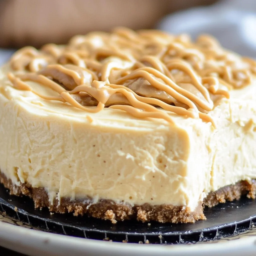 No Bake Peanut Butter Cheesecake