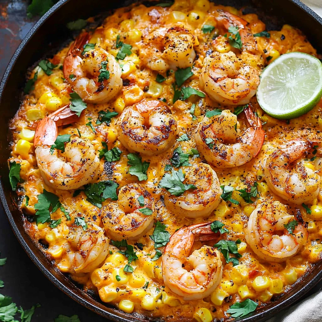 Shrimp and Creamed Corn (30 Minutes, One-Pan)