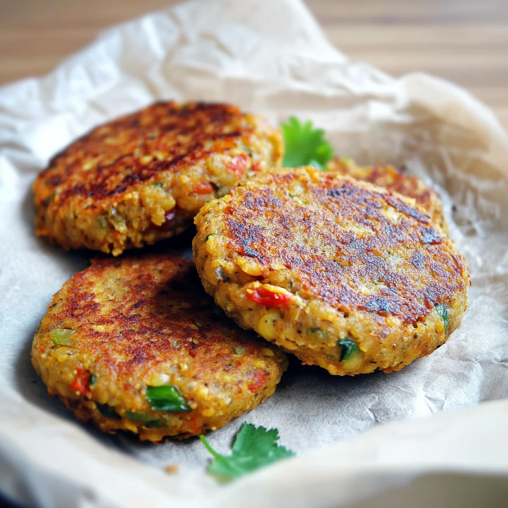 Spicy Vegan Lentil Cakes