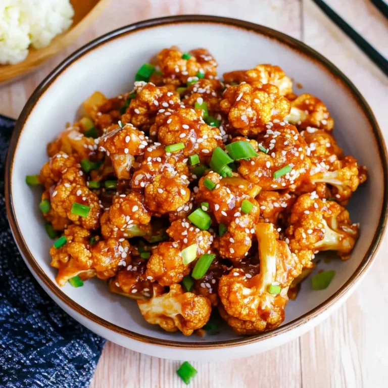 Sticky Sesame Cauliflower