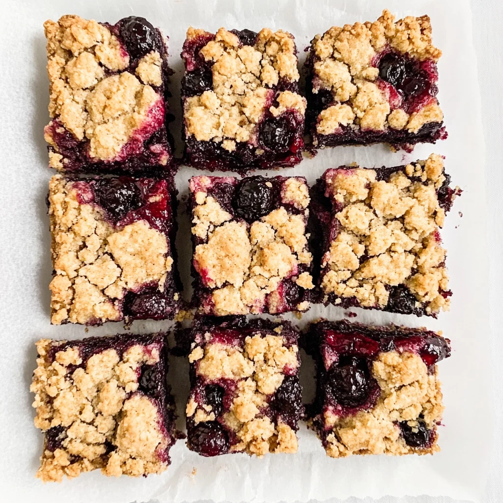 Vegan Berry Crumble Bars
