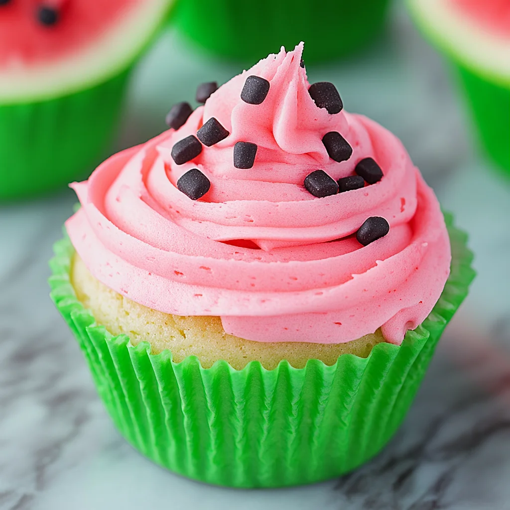Watermelon Cupcakes