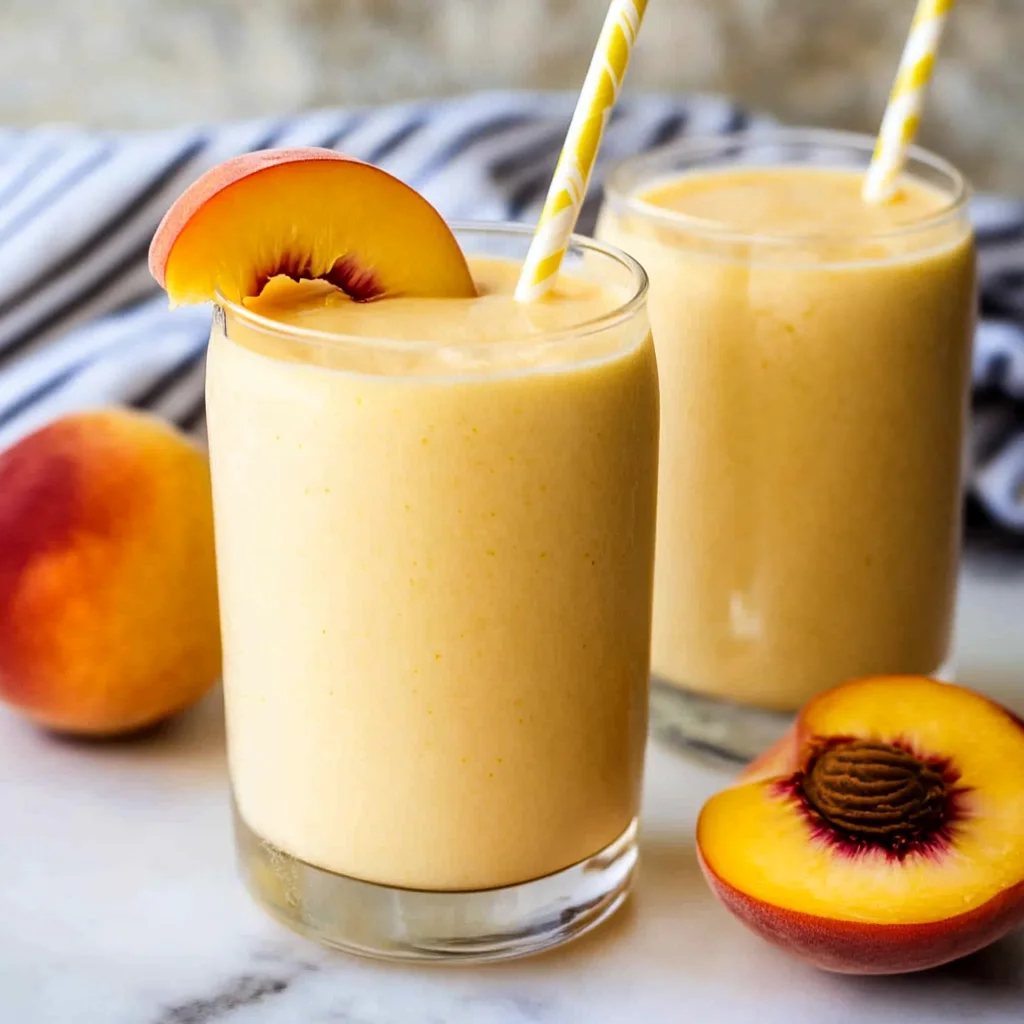 Banana Peach Smoothies