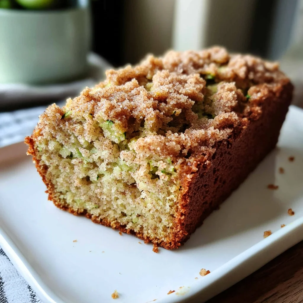 Cinnamon Streusel Topped Zucchini Bread Bakery Style: A Stunning Loaf
