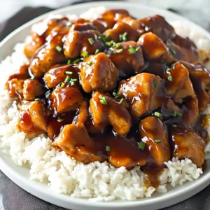 Easy Bourbon Chicken