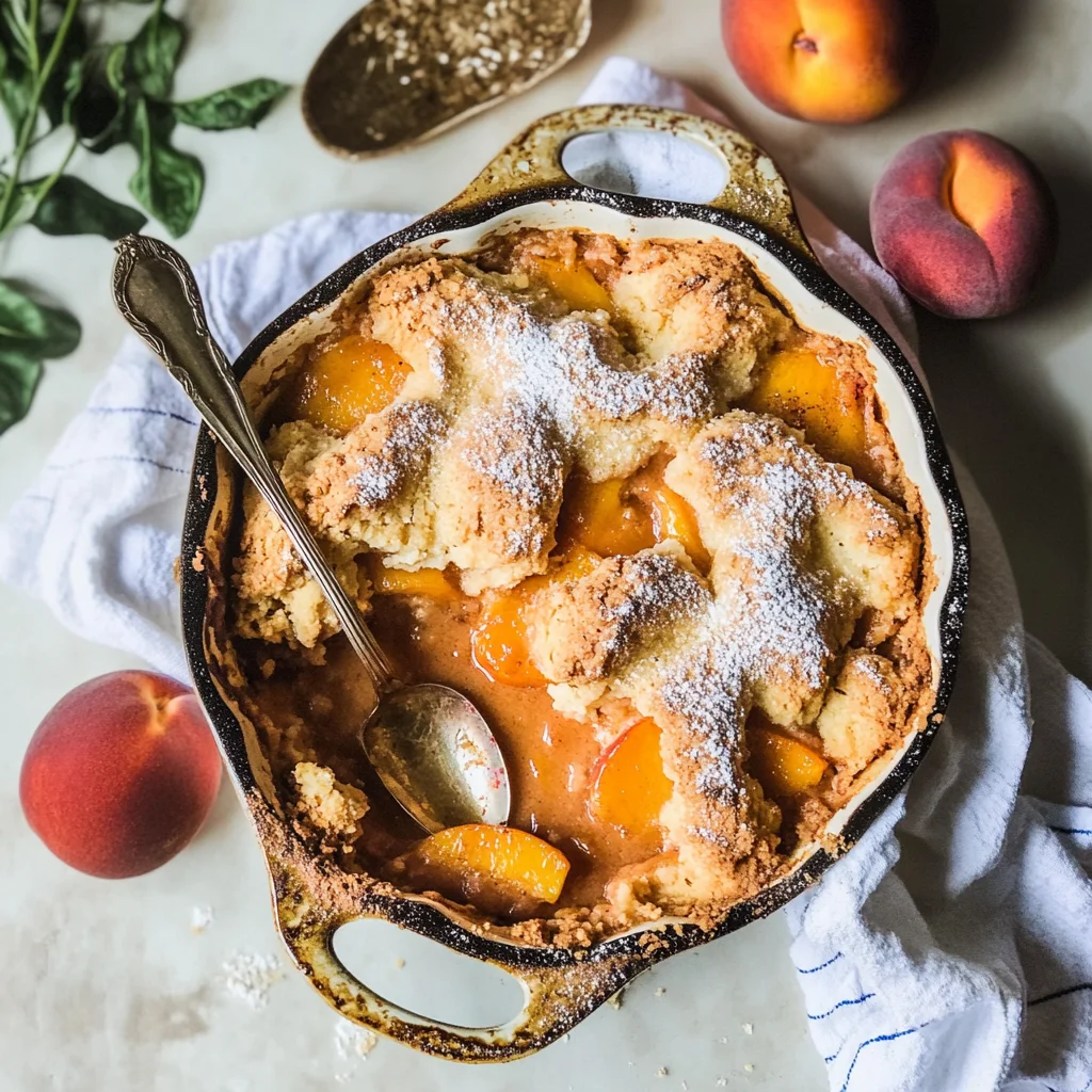 Gramma's Peach Cobbler