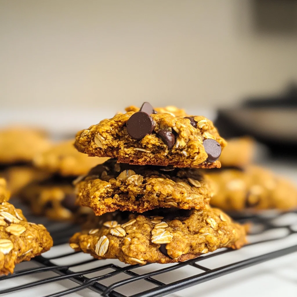 Healthy Pumpkin Oat Cookies
