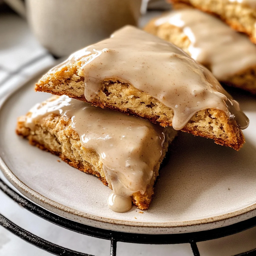 Homemade Chai Scones with Maple Chai Glaze