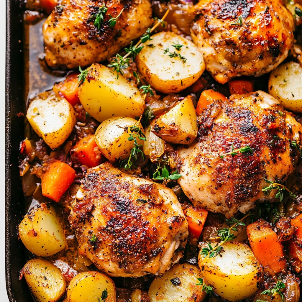 One-Pan Chicken and Potatoes
