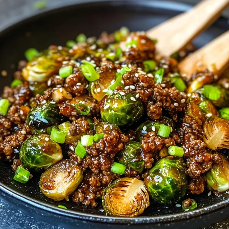 Beef and Brussels Sprouts Stir-Fry
