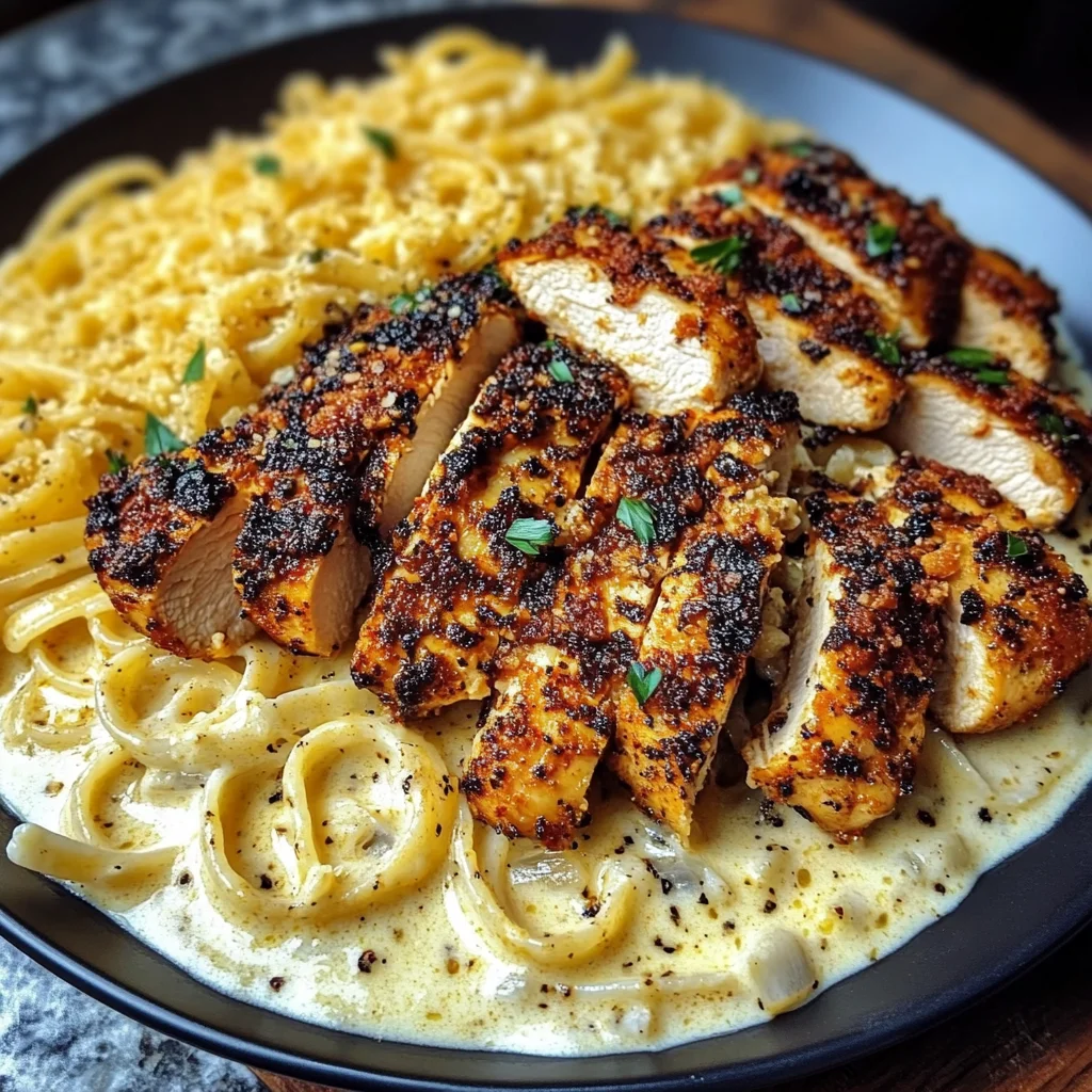 Creamy Cajun Chicken Linguine