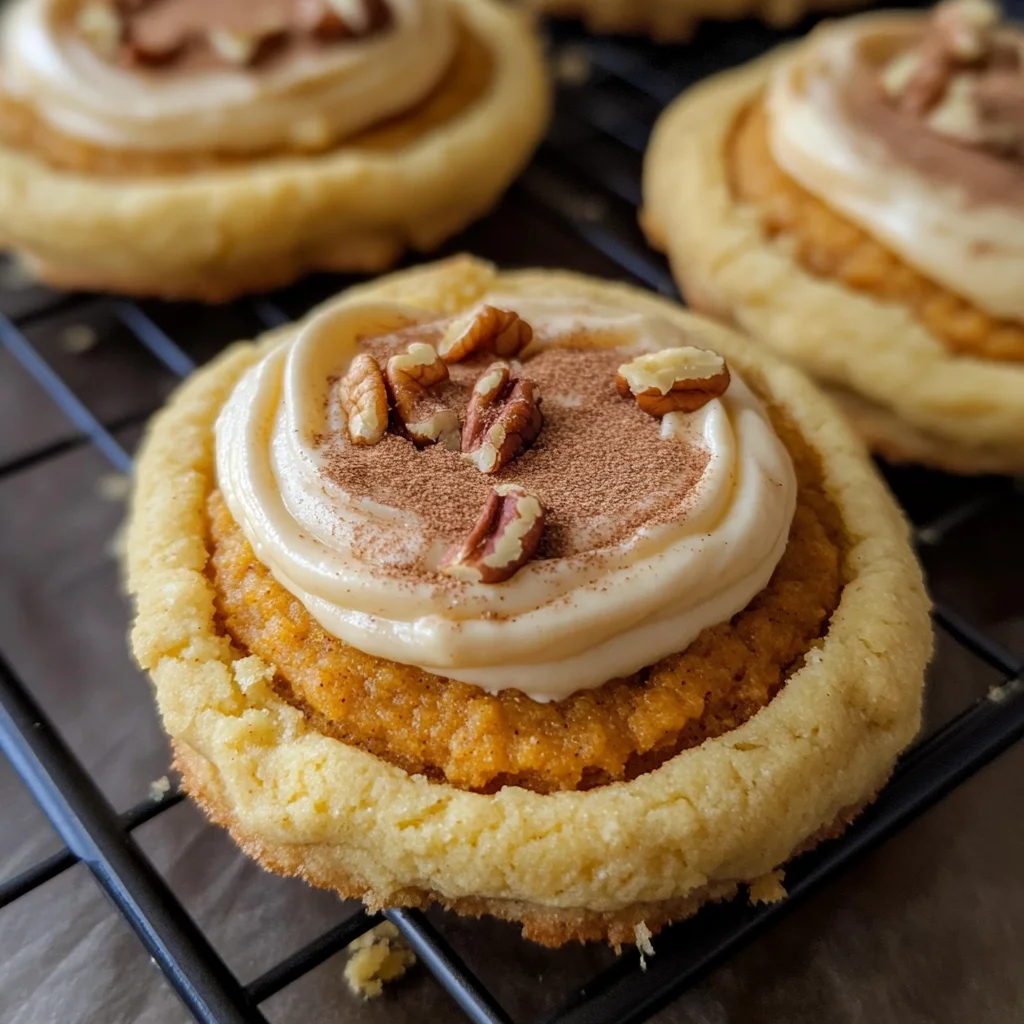 Crumbl pumpkin pie cookies