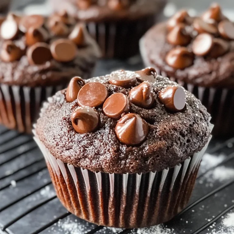 Double Chocolate Espresso Muffins