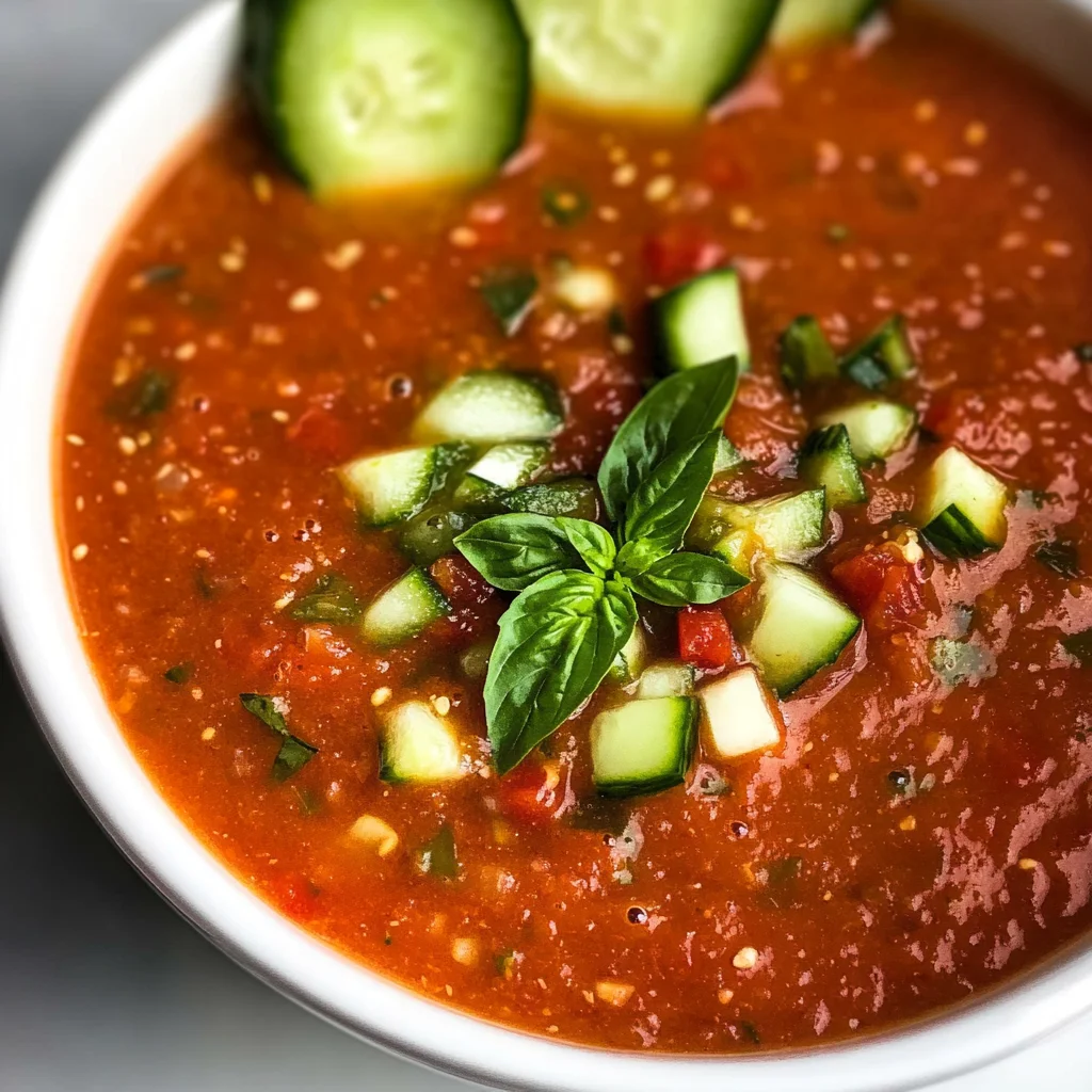 Easy Gazpacho Recipe (Vegan)