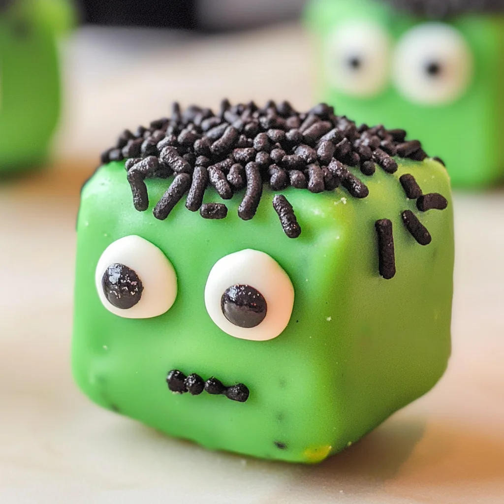 Frankenstein Oreo Balls