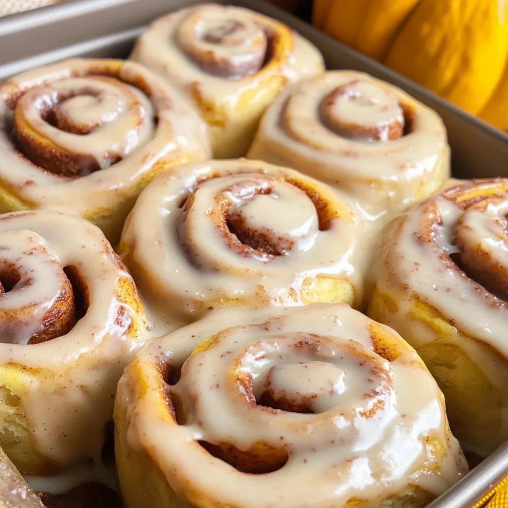 Homemade Pumpkin Chai Cinnamon Rolls