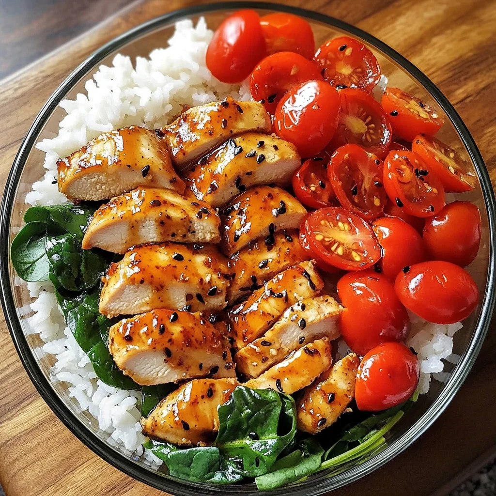 Honey Mustard Chicken Meal Prep Bowl