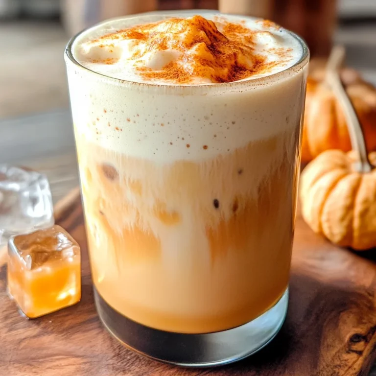 Iced Pumpkin Cream Chai Tea Latte (Starbucks Copycat)