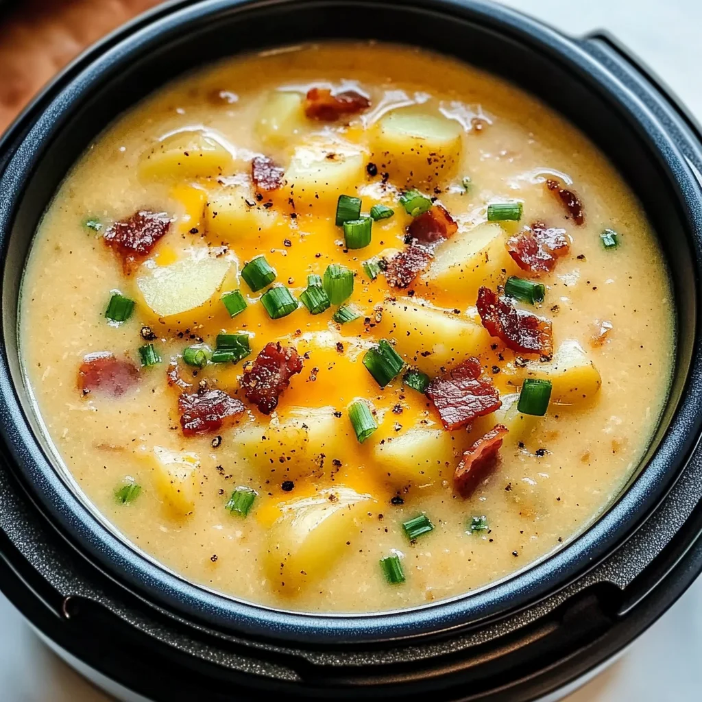 Instant Pot Cajun Potato Soup