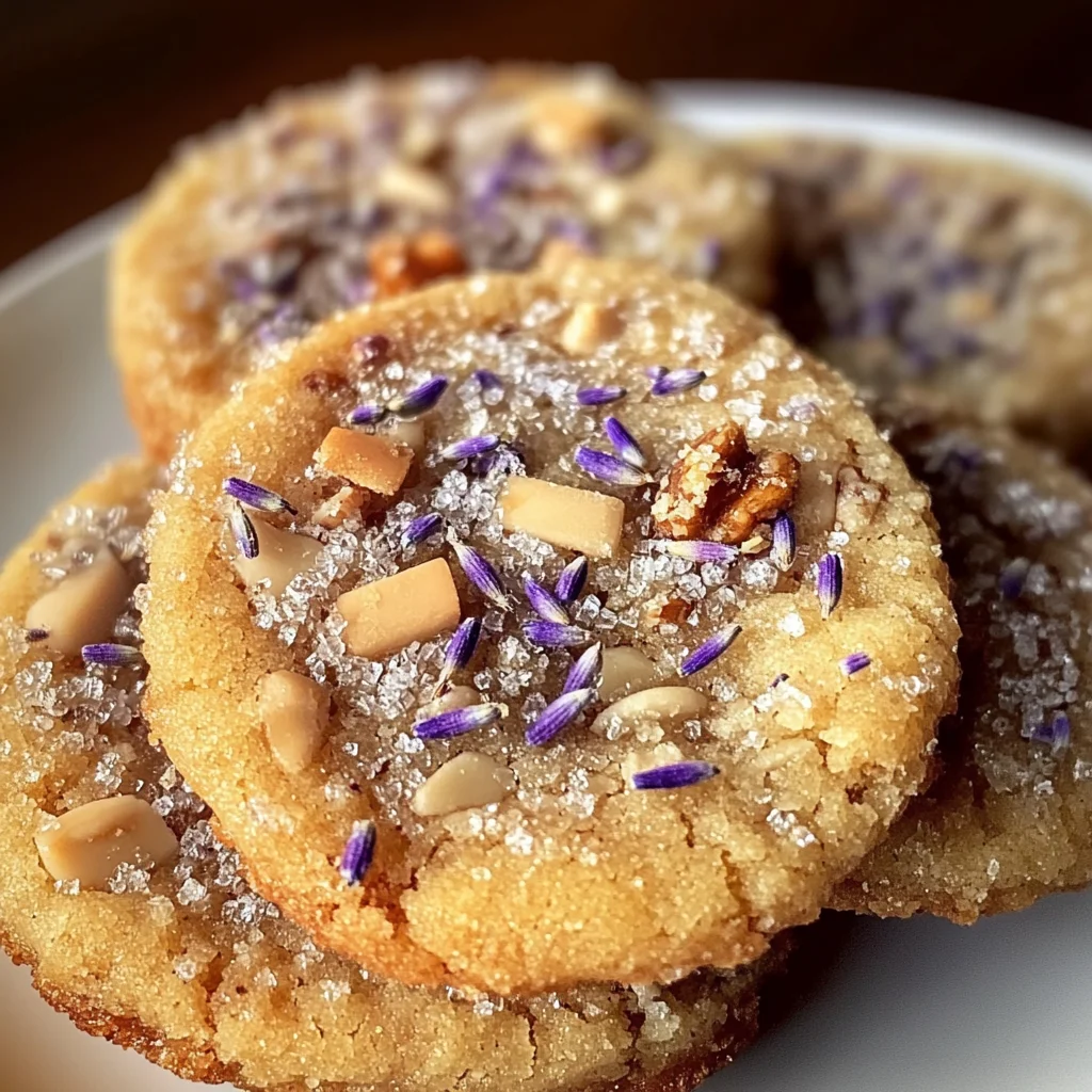 Lavender Honey Crunch Cookies