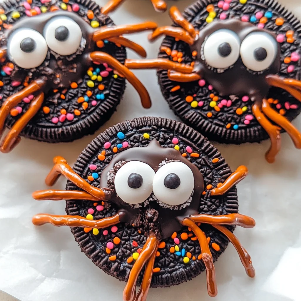 Oreo Spider Halloween Cookies
