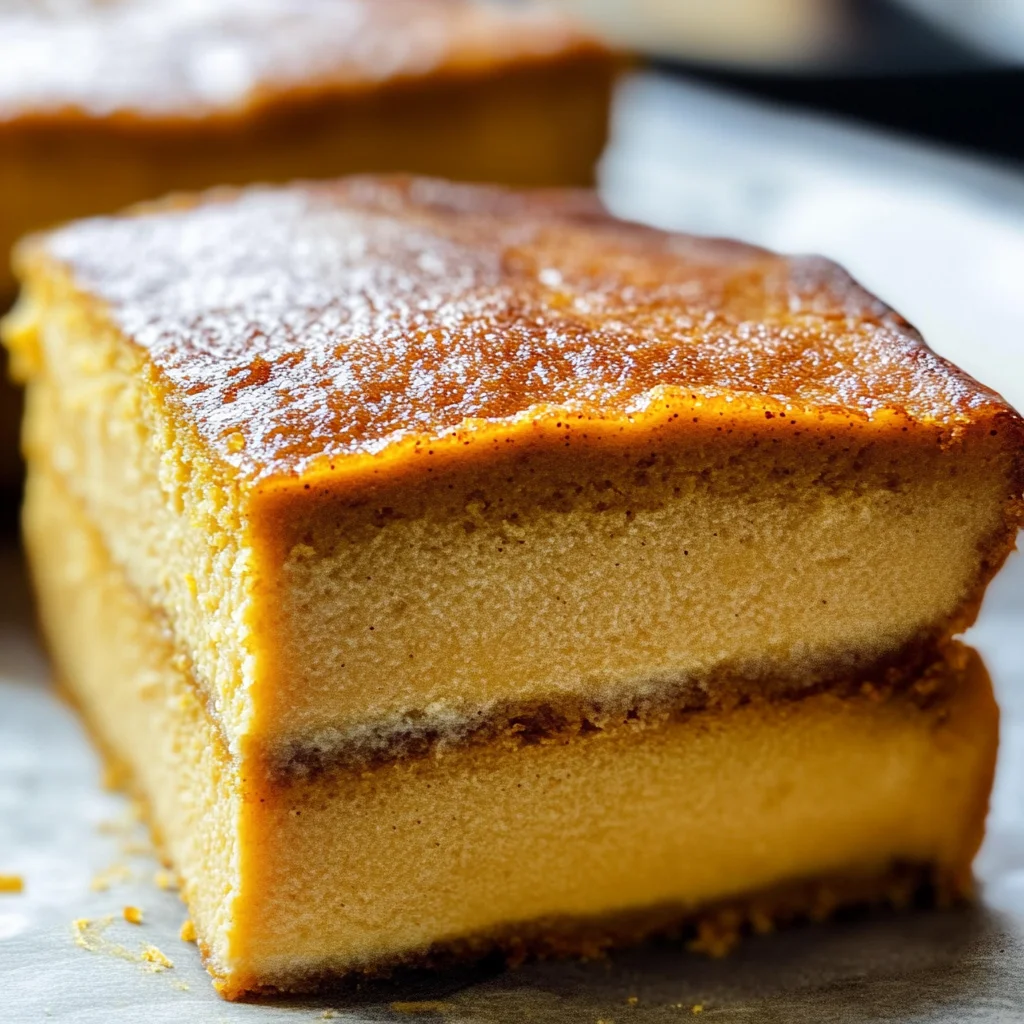 Pumpkin Magic Custard Cake Recipe
