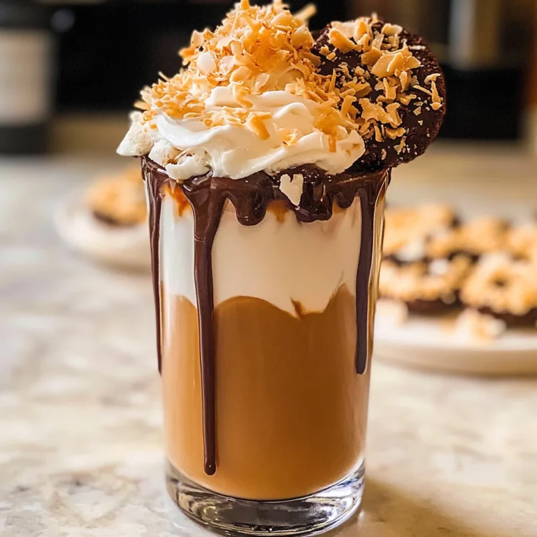 Samoas Iced Coffee