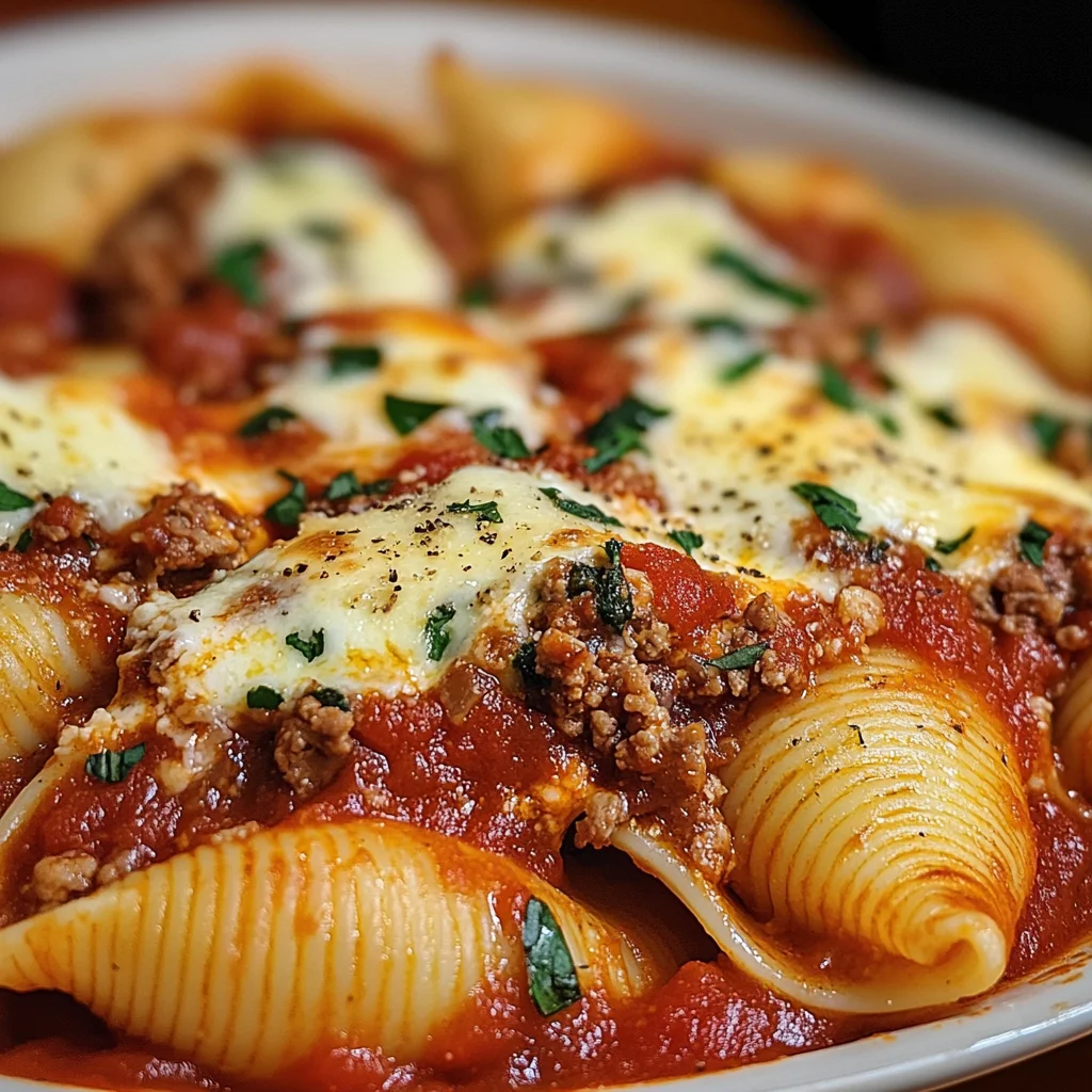 Stuffed Shells with Meat